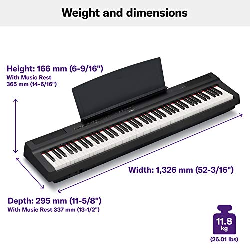 88-Key Digital Piano with Weighted Action
