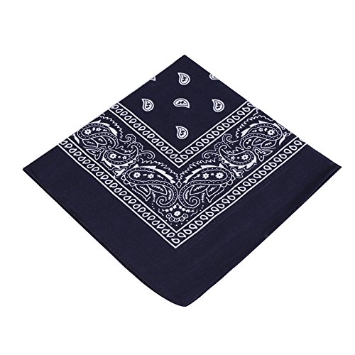 Boolavard TM Ursprüngliche Bandanas 100% Baumwolle (Navy)