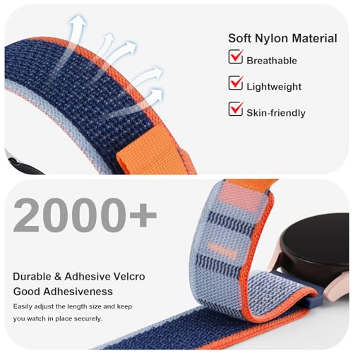 Correa de nylon para reloj compatible con Coros Pace 3 y Apex miniatura 3