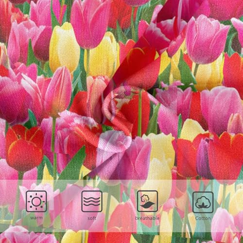 Joisal Colorful Tulips Red Pink Yellow Girls Underwear Toddler 2t Cotton Panties for Girl Fun Print Undies Kids Briefs3