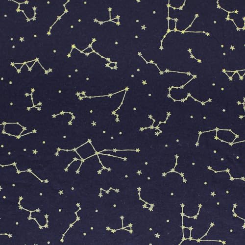 Image of Hudson Baby Unisex Baby Cotton Fitted Crib Sheet, Navy Constellation, One Size (Pack of 2)
