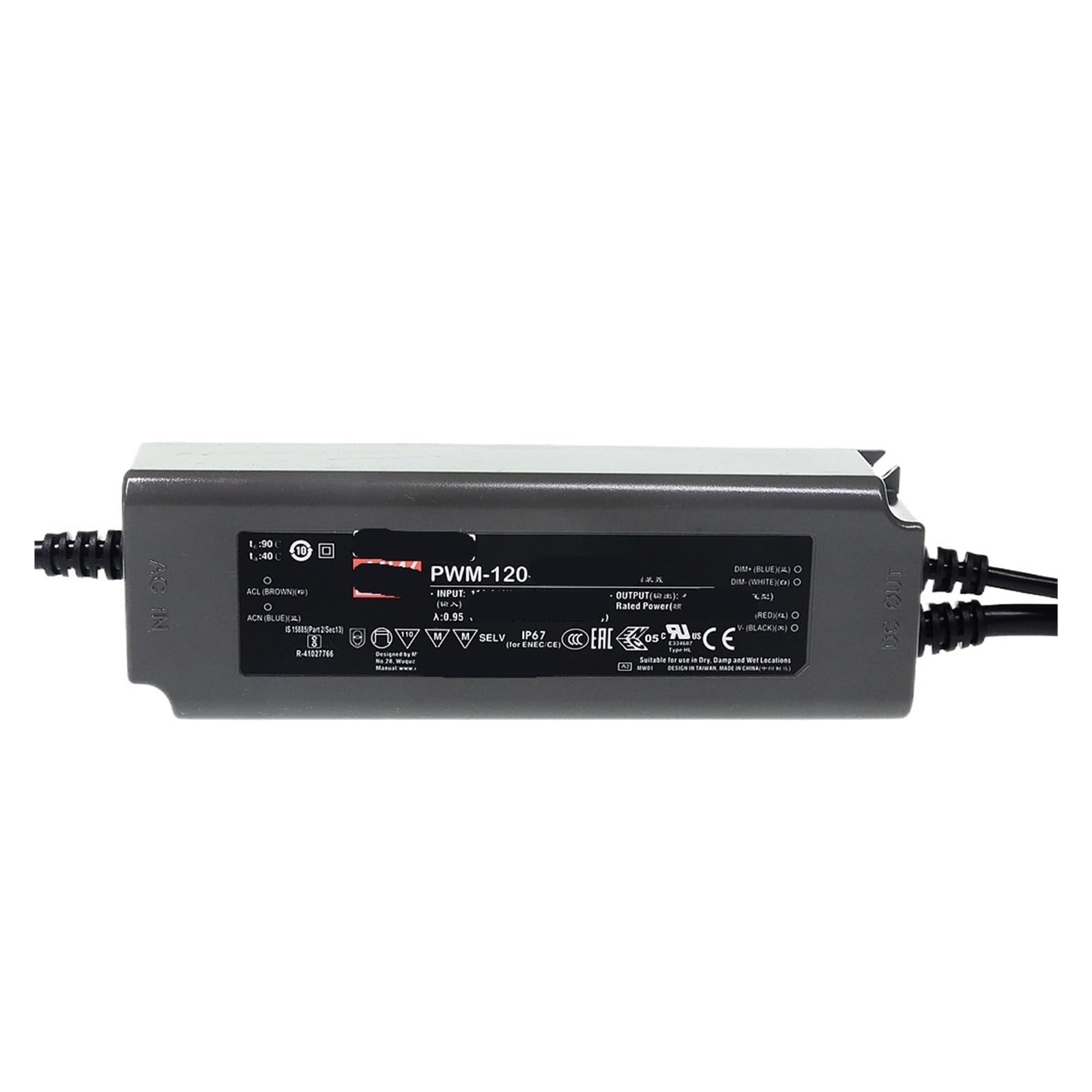 Alimentation à découpage LED avec gradation DA2 pour rubans 120W