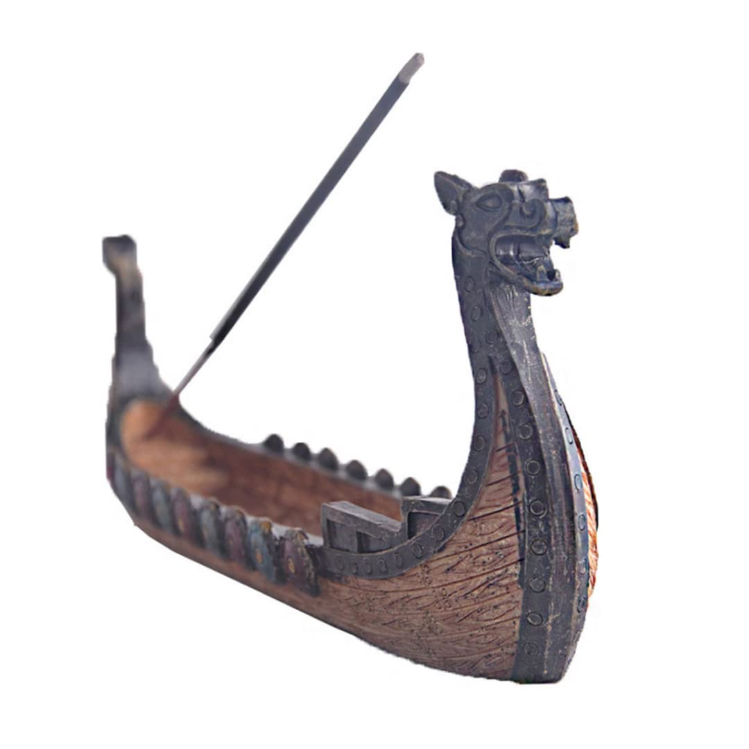 Porte-brûleur d'encens bateau pour salon zen et séance de méditation yoga