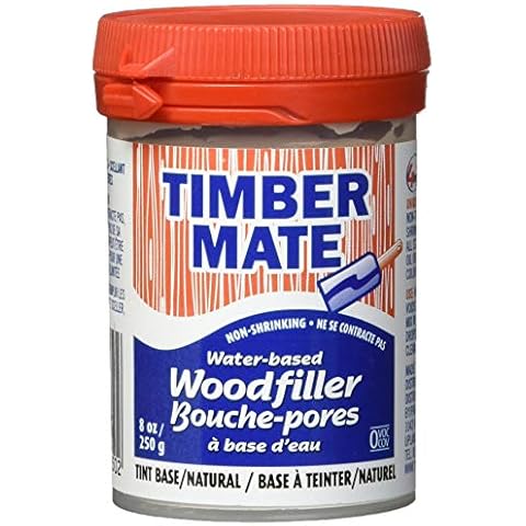 Timbermate Wood Filler, Water Based, 8oz, Natural Cover