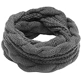 PREMIUM MATERIAL - Made of very soft and cozy cashmere-like soft acrylic, this infinity scarf is are super soft and comfortable to wear in fall and cold winter. Furry and skin-friendly fabric will give you lasting warmth. SUITABLE SIZE - Our winter s...
