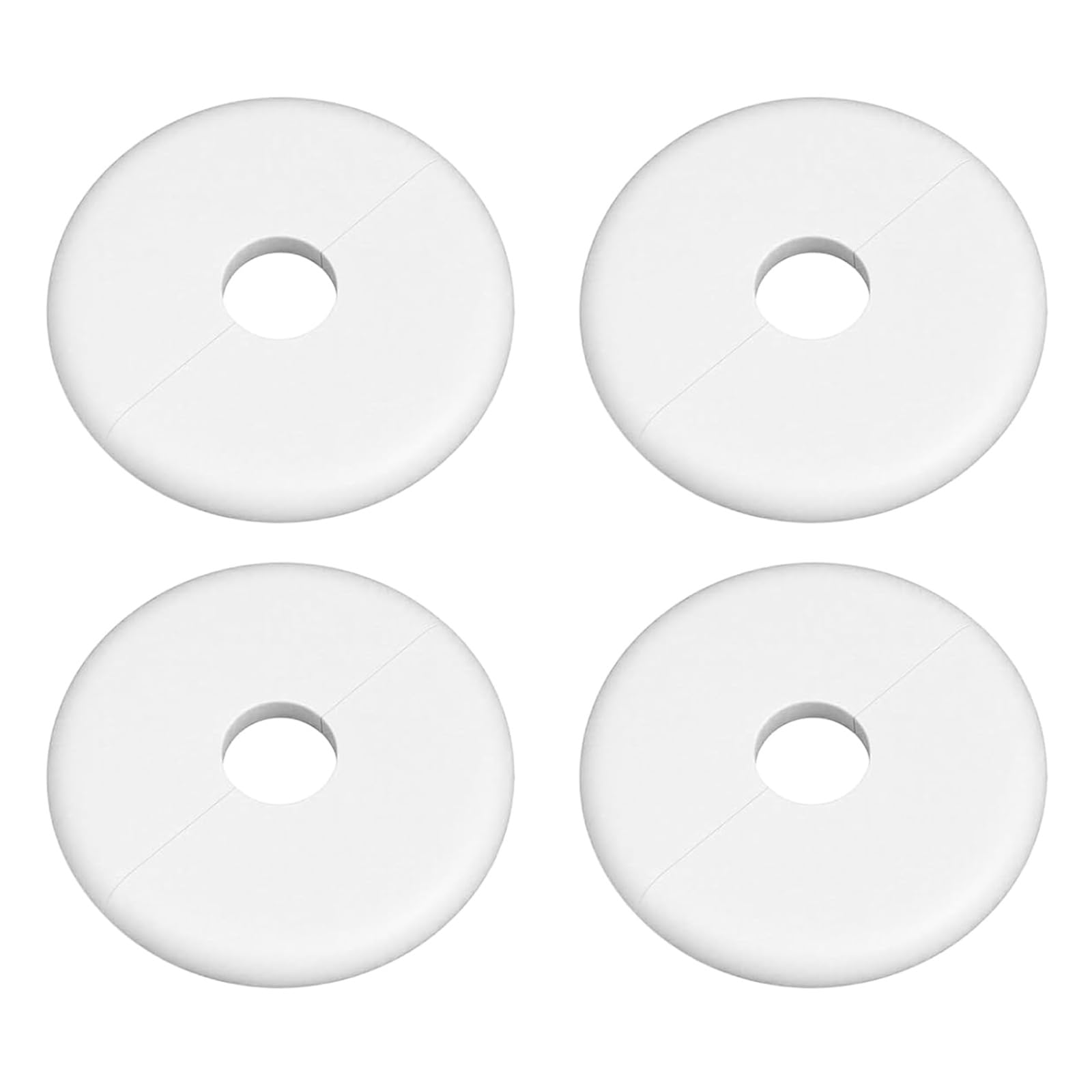 LIUZIKUN 4Pcs Attaches On Cover Caps with Adhesive Backing Easy Installation Strong Wall Defense Caps for Pipe Wall