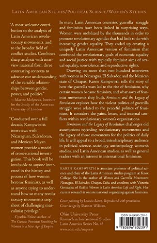 Feminism and the Legacy of Revolution: Nicaragua, El Salvador, Chiapas (Volume 43) (Ohio RIS Latin America Series) - Image 2
