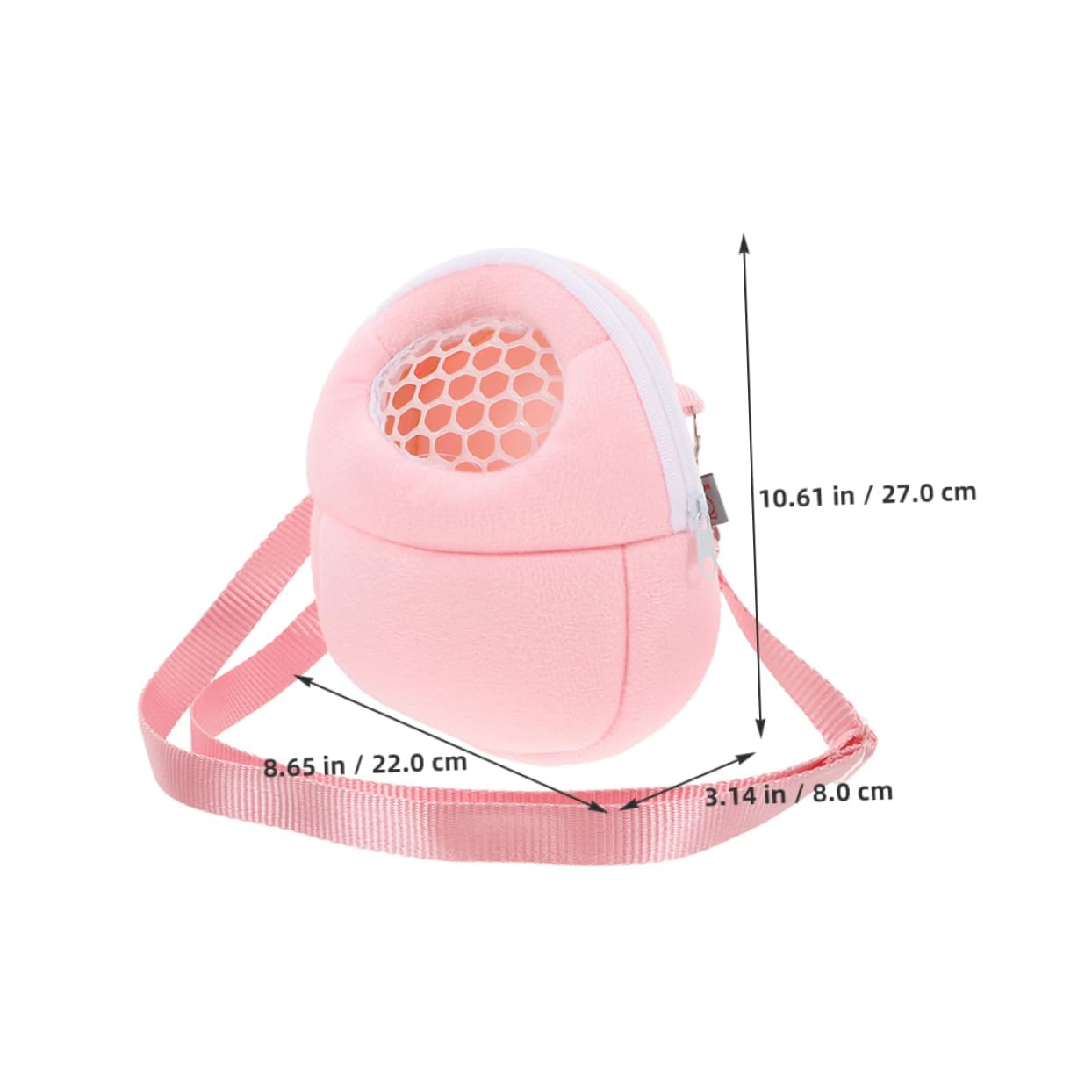 Abaodam Portable Pet Carrier Bag for Small Animals Breathable Mesh Design for Chinchilla Squirrel and Rabbit Outdoor Travel Shoulder Bag with Straps