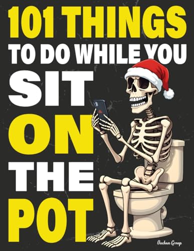 Stocking Stuffers For Adults: 101 Things to Do While You Sit On the Pot: Funny Bathroom Activity Book With Crossword Puzzles, Quizzes, Poop Jokes, Toilet Humor & Much More | Gag Gift for Him image 2