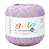 Recommandation : 10# crochet recommandé ≈ 1,5 mm (1,4–1,6)