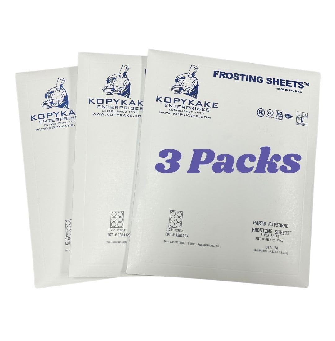 Kopykake Frosting Sheets (3