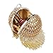 YUEZHAN Bolso De Noche Bolso De Mano con Borlas De Bola para Mujer De Metal con Cristales para Fiesta Noche Boda Bolso De Mano para Novia Bolso De Mano Tipo sobre Ym8109Gold Imagen de YUEZHAN Bolso De Noche Bolso De Mano con Borlas De Bola para Mujer De Metal con Cristales para Fiesta Noche Boda Bolso De Mano para Novia Bolso De Mano Tipo sobre Ym8109Gold
