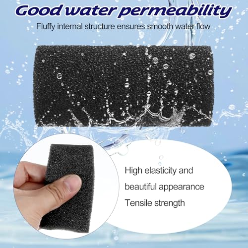 Image of 12Pack Pre-filter Sponge for Aquarium Sponge Filter Aquarium Foam Rolls Shrimp Fry Fish Tank Filters 0.8 inch Intake Replacement Filters Sponges for Small Fish Shrimp Fry Fishes Tank Covers Accessories