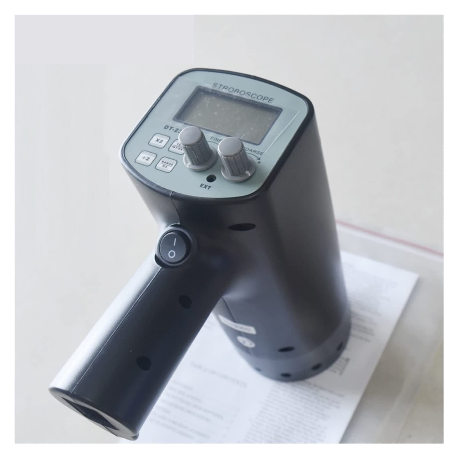 LNHHG Digital Handheld Stroboscope Portable Digital Stroboscope DT-2350PB LED Flash Strobe Tachometer Measure Rotative Velocity Analyzer Wide Measuring Range 50-40000 FPM