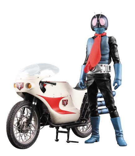 RAH リアルアクションヒーローズ DX 仮面ライダー旧1号 Ver.3.5 & サイクロン号 1/6スケール ABS&ATBC-PVC製 塗装済み可動フィギュア