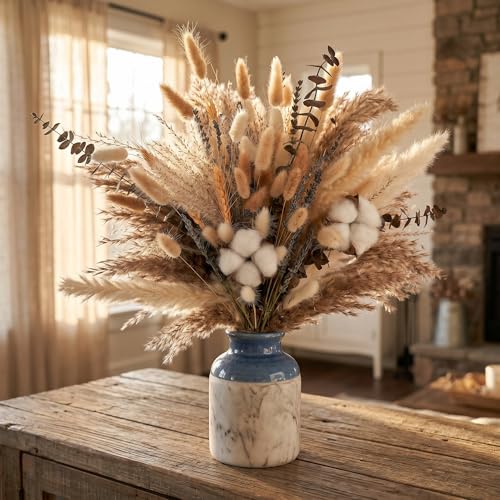 Ramo de Flores Secas con Hierba Pampas y Eucalipto miniatura 3