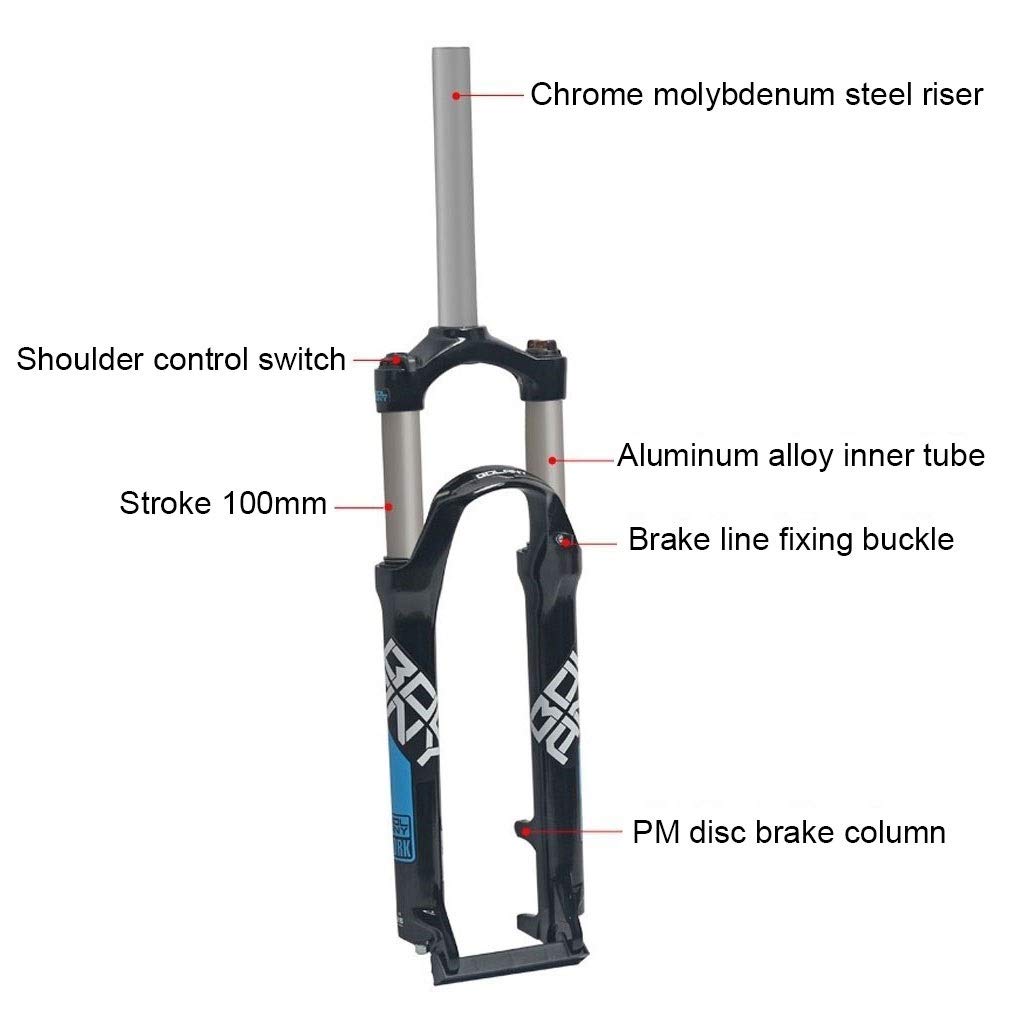 KANGXYSQ 24 Pouces Bicyclette Fourche À Suspension, 28,6 Mm