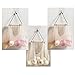 TuuTyss Set of 3 Hanging Reusable Storage Mesh Bags for Fruit, Garlic, Potatoes, Onions or Garbage Organizer (3pcs-Beige)