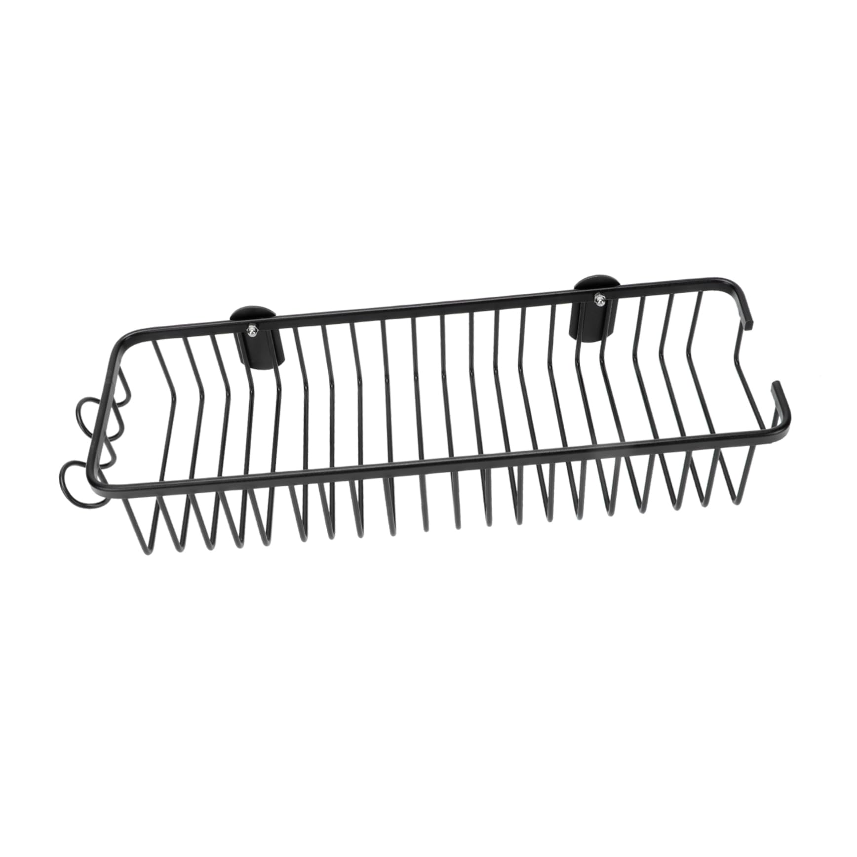 CONGARTENO 1Pc Aluminum Storage Mounted Nail Shelf for Bathroom Kitchen Stylish Mesh Design Practical Towel Hook Space Saving Home Organizer Elegant