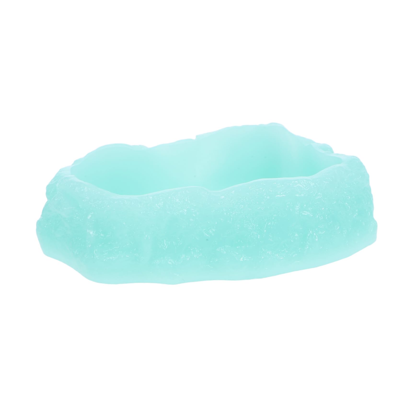 KESYOO Household Reptile Dish Luminous Wear Resistant Water Bowl for Reptiles for Lizards Turtles and Snakes Durable Construction Feeding Accessory