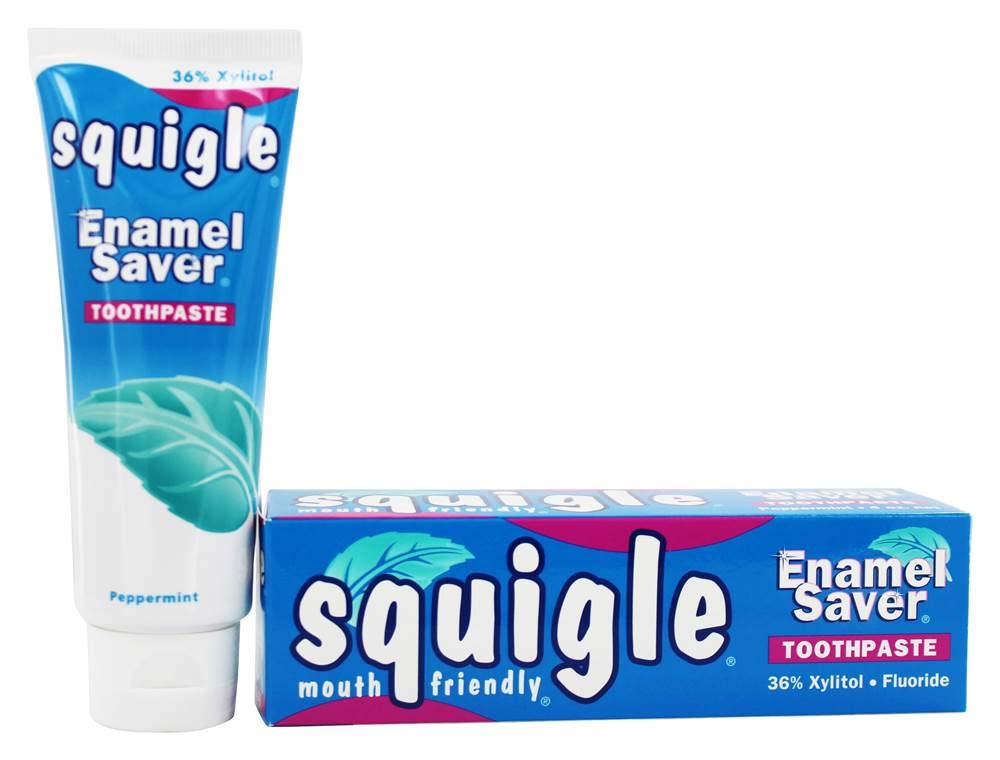 Buy Squigle Enamel Saver Toothpaste, Canker Sore and Prevention, SLS