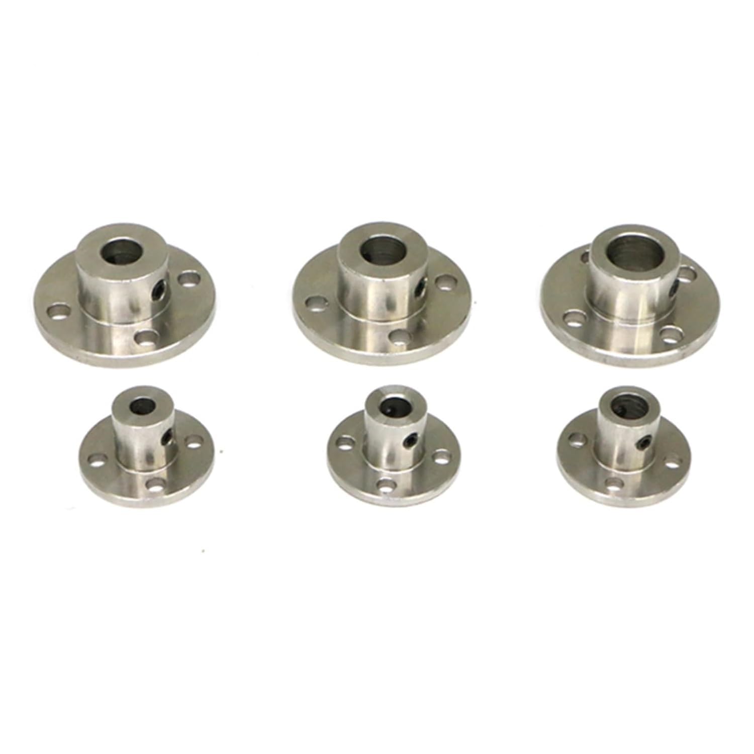 złącze, sprzęgło kołnierzowe, sztywne, 5PC wału prowadzącego silnika łącznik osi łożyska złączki(8mm)