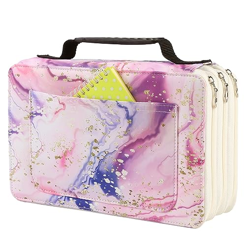 Image of 102 Slots Marker Pen Organizer Case w /Handle