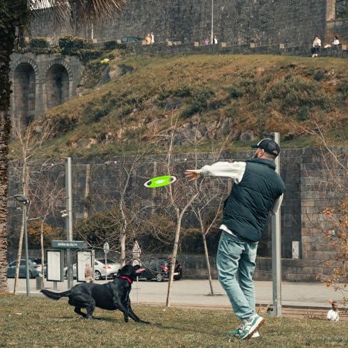 ESYFOR Frisbee Hund, 4 Stück Hundefrisbee Natürliches Baumwolle Hunde Frisbee Helles Interessant Hundespielzeug Frisbee für Hundetraining,Werfen,Fangen und Spielen