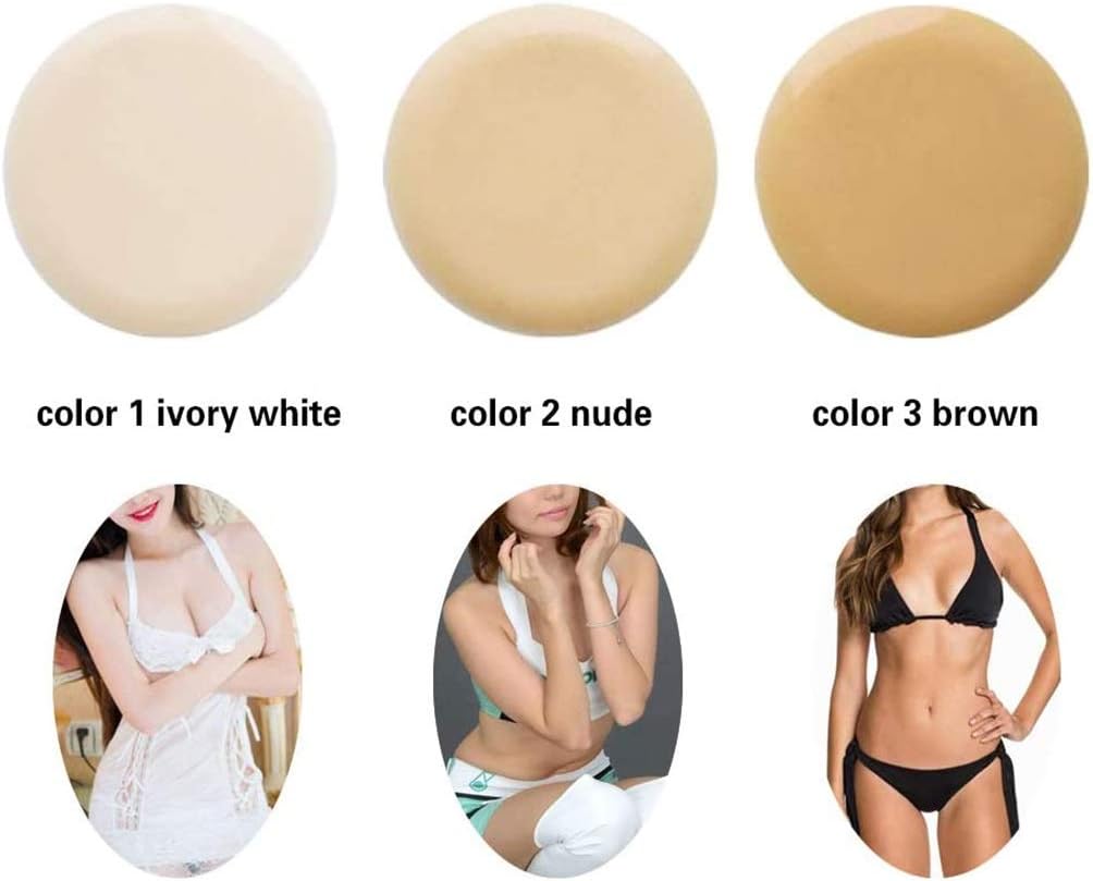 Silicone Breast pad, Silicone Fake Breasts C-G Cup Silicone Breast Shape Realistic Fake Breast Artificial Breast Oil Free for Transvestites Transgender Bra Pads Breast Enhancers (White D Cup)