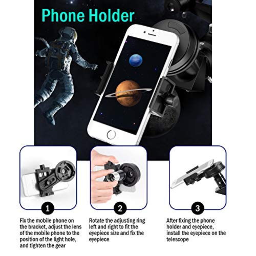 Telescopio Astronómico YXCKG para Niños 20X-40X con Trípode miniatura 6