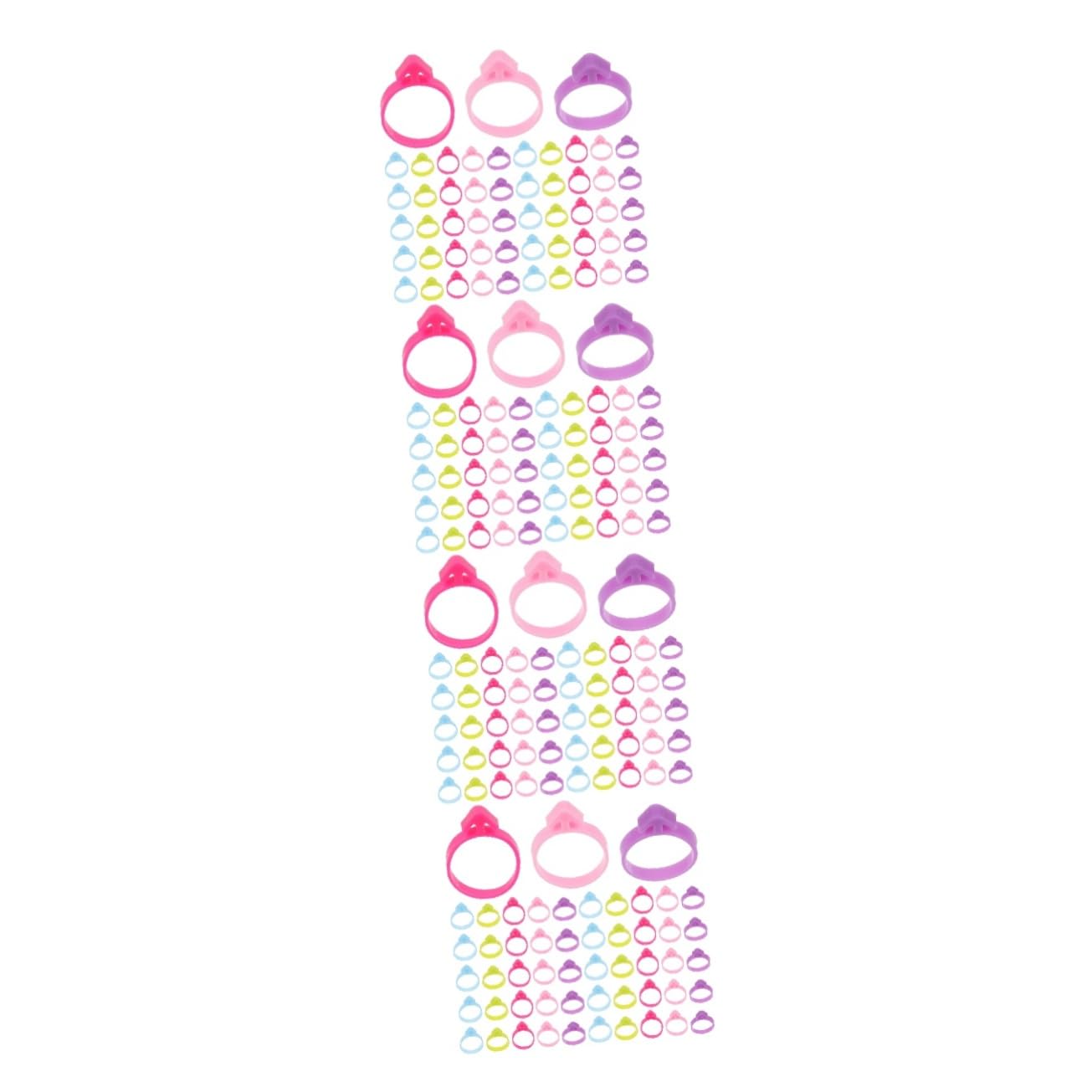 OUNONA Anillo De Fijación para Manga Pastelera Kit De Suministros para Decoración De Pasteles Bridas Reutilizables para Manga Pastelera Clips para Manga 100 Piezas*4