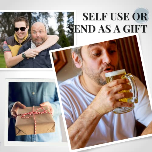 Onebttl Funny Beer Gifts Glasses For Men Women Beer Lovers - 17 Oz Heavy Beer Stein Mug With Handle For Friends Dad Brother Uncle As Father's Day Birthday Christmas Gift - I Need Fuel #TOP5
