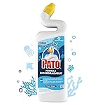 Pato Toilet F'ormula Biodegradable Soluci'on de Limpieza y Desinfecci'on para Inodoro, Previene y Elimina la Cal del Inodoro, Fragancia Fresca y Duradera, 750 ml
