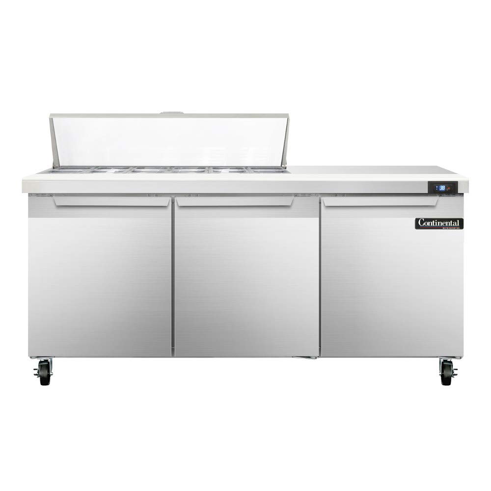Sandwich Unit by Continental Refrigerator – 20.6 cubic_feet, Model SW72-12C