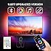 Nexillumi 9.8 Feet TV Backlights USB Light Strip Kit APP Control Sync to Music, Bias Lighting, 5050 RGB Waterproof IP65 USB LED Strip Lights Compatible with Android iOS (Best for 44"-65" TV)