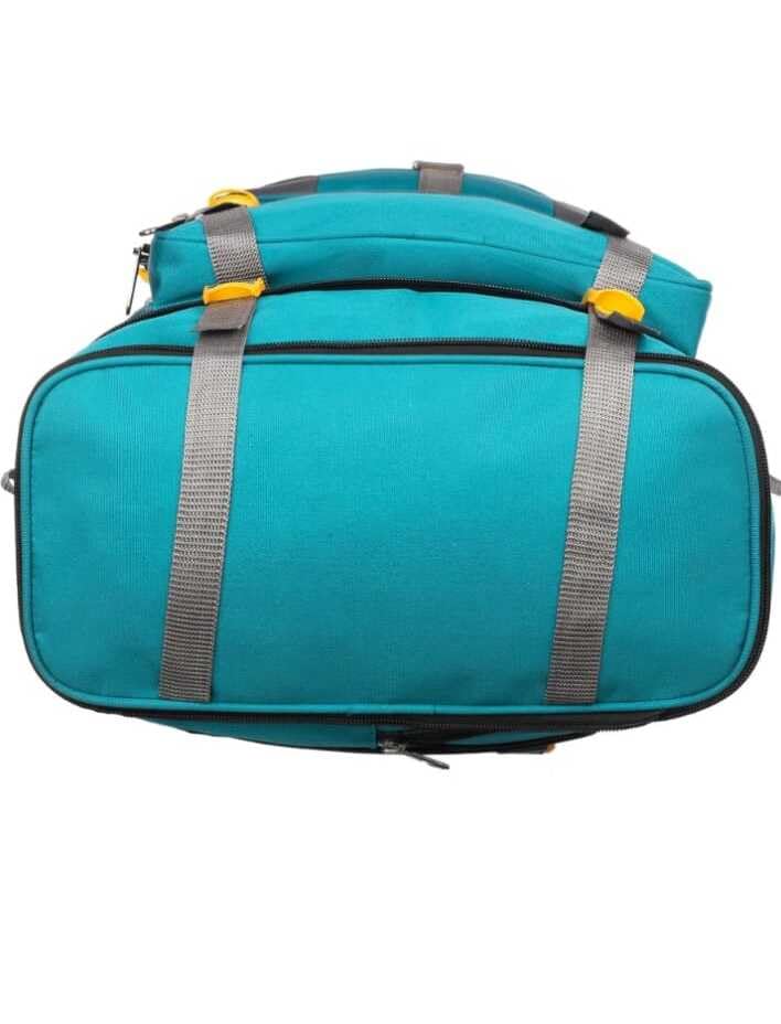 Image of 65L Heavy Duty Hiking & Trekking Rucksack Bag | Waterproof Travel Backpack with Adjustable Compression Buckles for Men & Women | Camping, Outdoor & Sports Bag (Navy Blue)