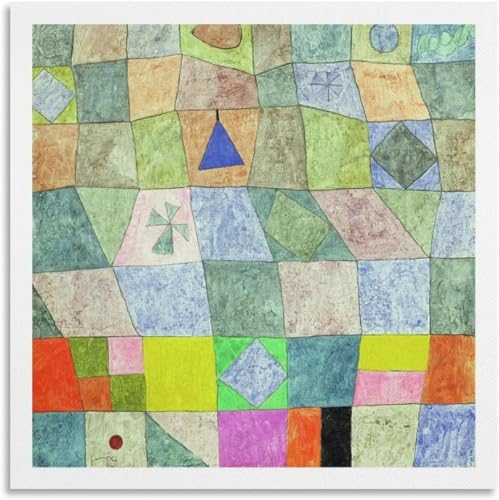 Toile Paul Klee affiche conviviale pour rénover un salon vide