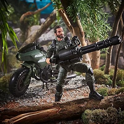 GI Joe Classified Series: Alvin Breaker Kibbey with Ram Cycle - Multicolor Action Figure Toy