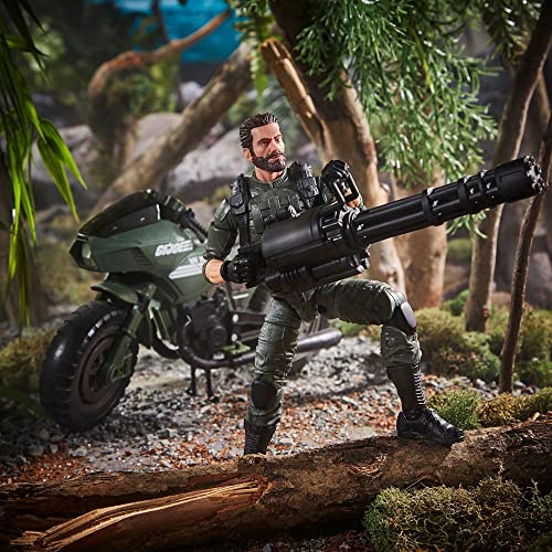 Image of GI Joe Classified Series: Alvin inchBreaker inch Kibbey with Ram Cycle - Multicolor Action Figure Toy