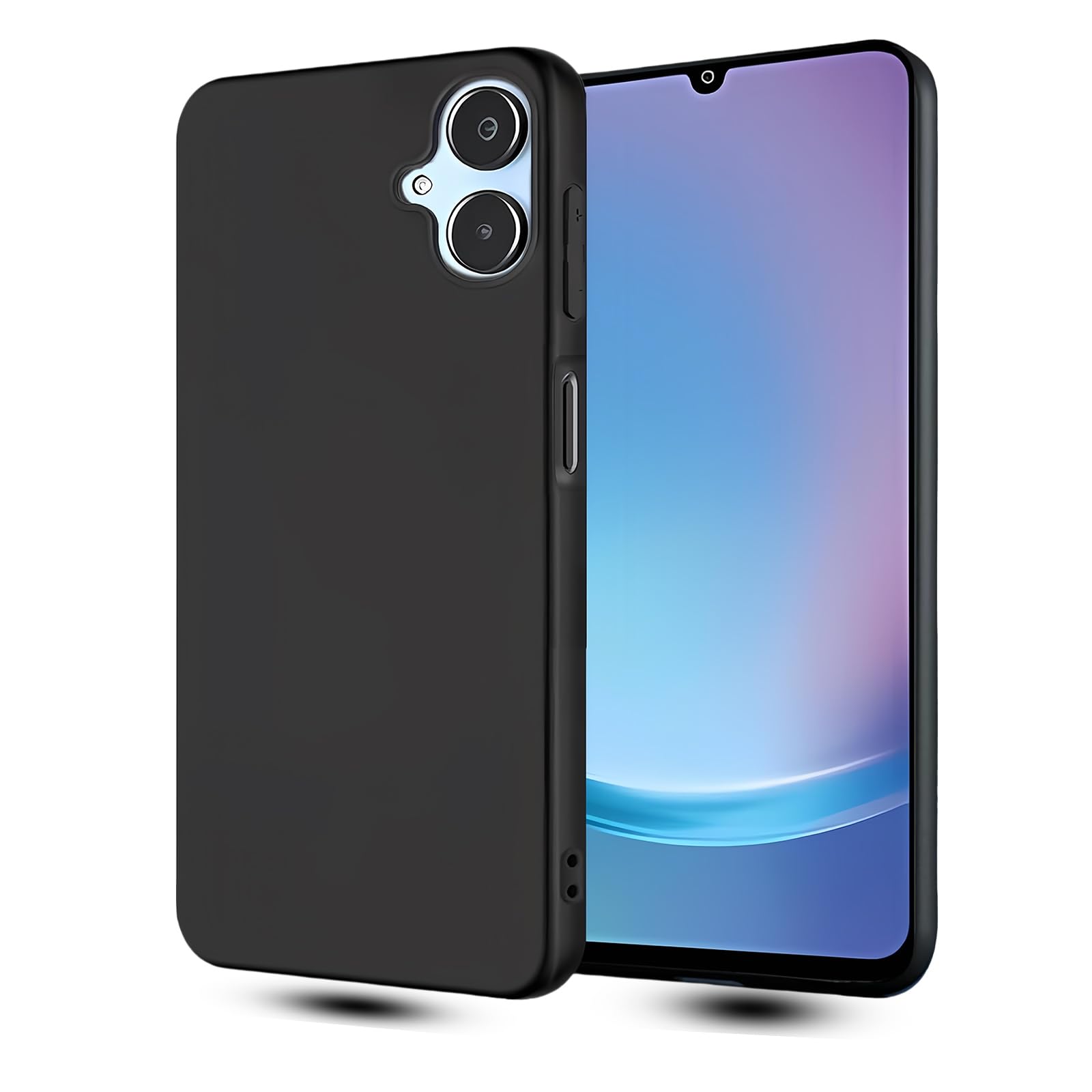 「新品・ドコモ版」SIMフリー Galaxy A25 5G 黒 本体＋ケース Amazon | Galaxy A25 5G ケース マットブラック【柔軟性 TPU素材