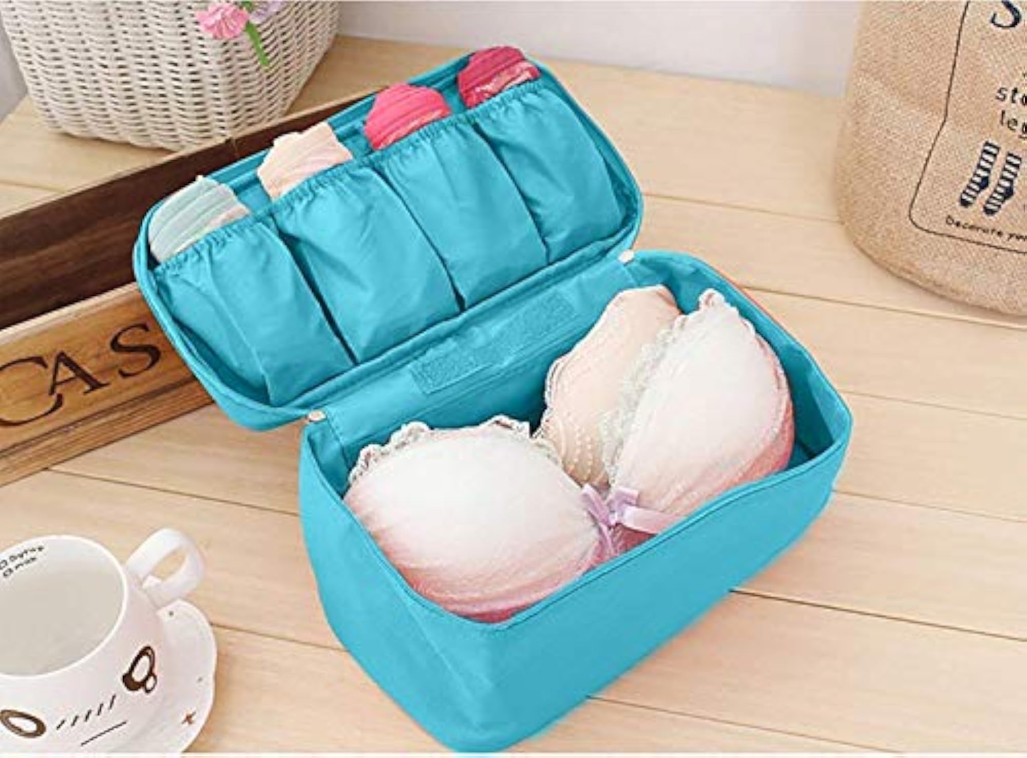Portable Underwear and Socks Organizer Travel Case
