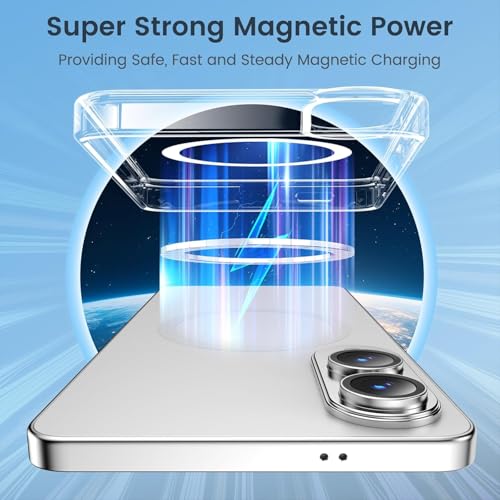 Image of Back Case Cover for Samsung Galaxy S 25 Edge 5G | Mag-Safe Compatible | Transparent Mobile Phone Case Cover for Samsung Galaxy S 25 Edge 5G | Samsung S25Edge 5G TPU Transparent Back Cover