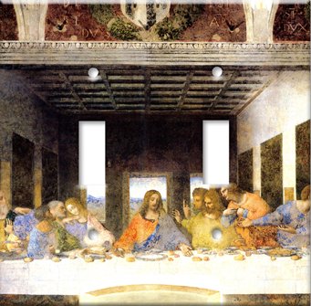 Double Toggle Wall Plate - Da Vinci: Last Supper #TOP12