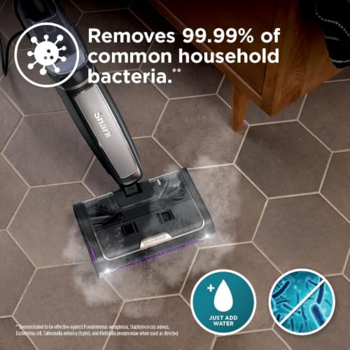 Image of Shark Steam Pickup Lightweight 3-in-1 Steam Mop Cleaner Picks Up Debris, Deep Scrubs & Steam Sanitizes - All At Once for Home with Sealed Hard Floors like Hardwood, Tile & Laminate, SD201