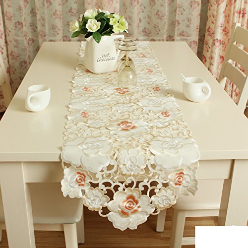 table runner/Cloth embroidered table runner/bed runner/ table runner/covering cloth/decorative strip/tea table runner / table cloth-A 40x150cm(16x59inch)