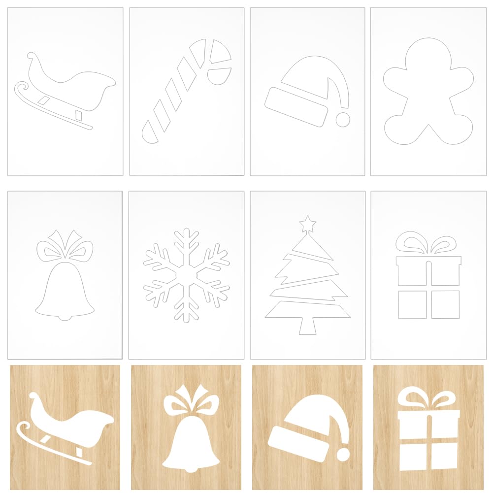 Gabarits de routeur de Noël pour fabriquer des décorations en bois uniques à offrir