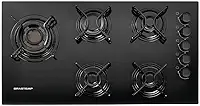 Cooktop 5 bocas Brastemp com quadrichama e acendimento automático - BDD85AE BIVOLT