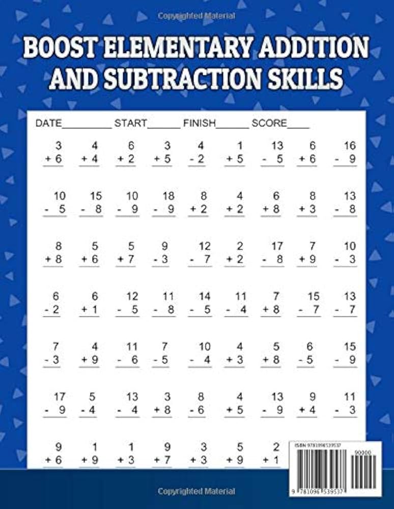 Large Print Math Drills For 1st Grade: Addition and Subtraction Problem worksheets for daily practice – Timed Test Reproducible with Answer Key ... 1 Math Workbooks Addition and Subtraction): Davis, Olivia: 9781096539537: Amazon.com: Books large-print-math-drills-for-1st-grade-addition-and-subtraction-problem-worksheets-for-daily-practice-timed-test-reproducible-with-answer-key-1-math-workbooks-addition-and-subtraction-davis-olivia-9781096539537-amazon-com-books