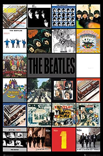 EXLJJC sans Cadre 60X90cm Peinture d’art de Mur de Toile Cadeau Beatles AlbumsAffiche Bois Divers - Les Beatles, Paul McCartney, John Lennon, RIngo Starr, George Harrison EXLJJC sans Cadre 60X90cm Peinture d'art de Mur de Toile Cadeau Beatles AlbumsAffiche Bois Divers