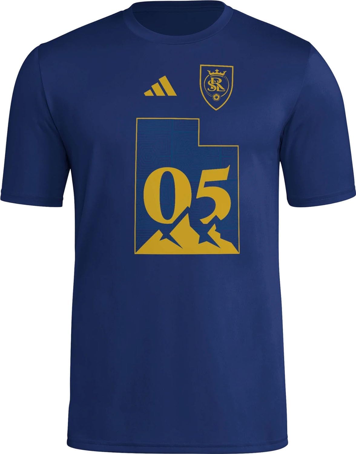 adidas Men's Real Salt Lake Pre-Game Short Sleeve T-Shirt